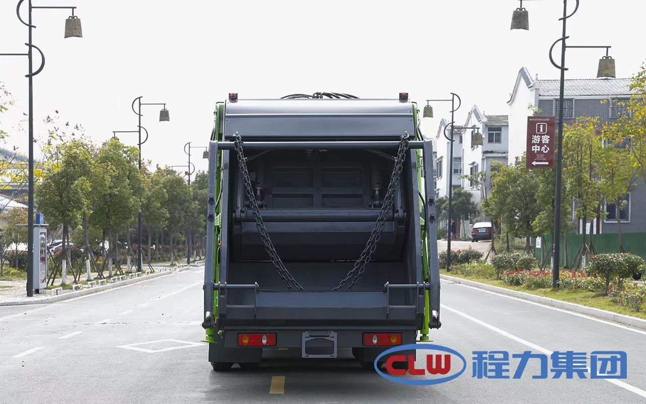 東風T5后雙橋垃圾清運車